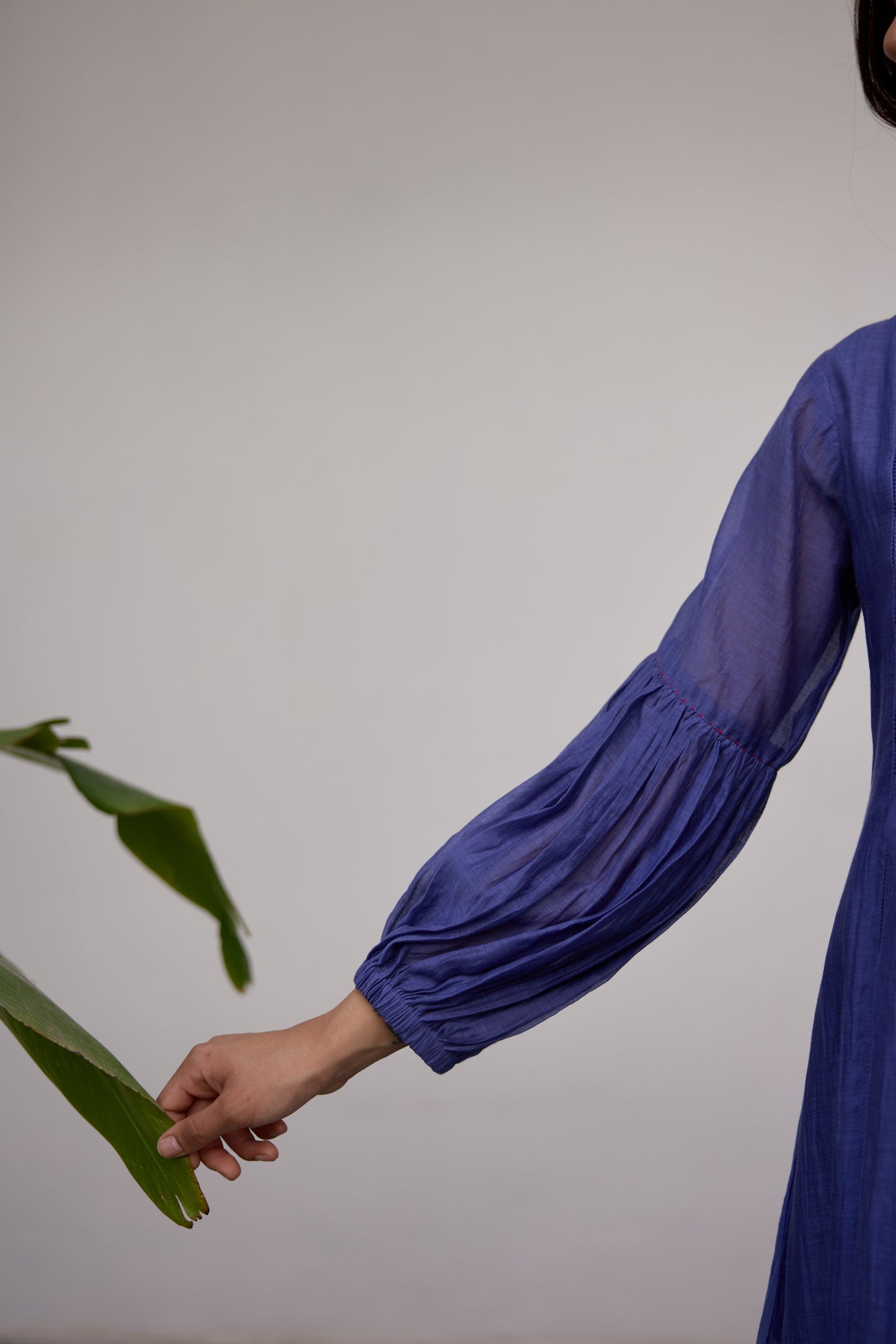 Blue Rosette Dress