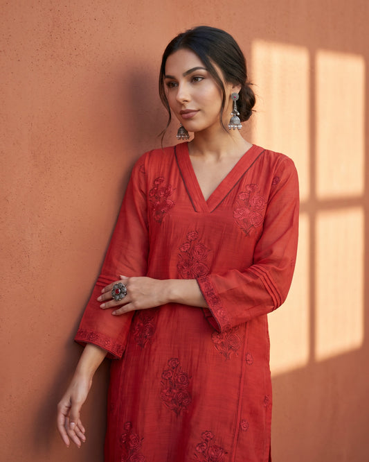 Sunheri Suit Set- Red