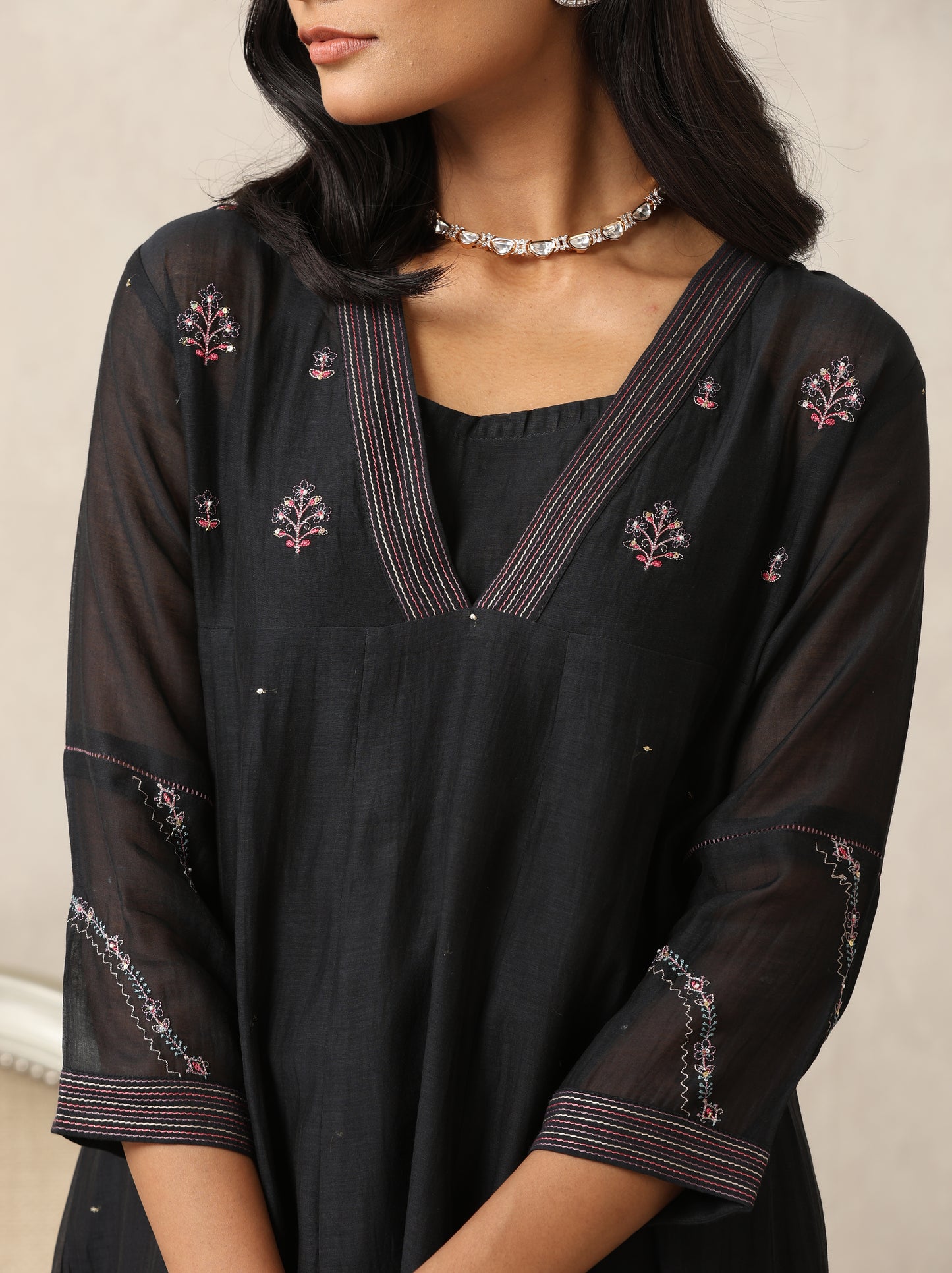 Seher Suit Set- Black