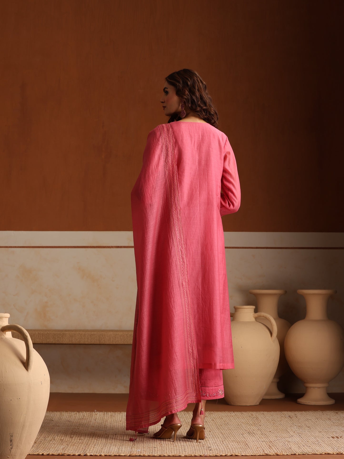 Rose Suit Set - Pink