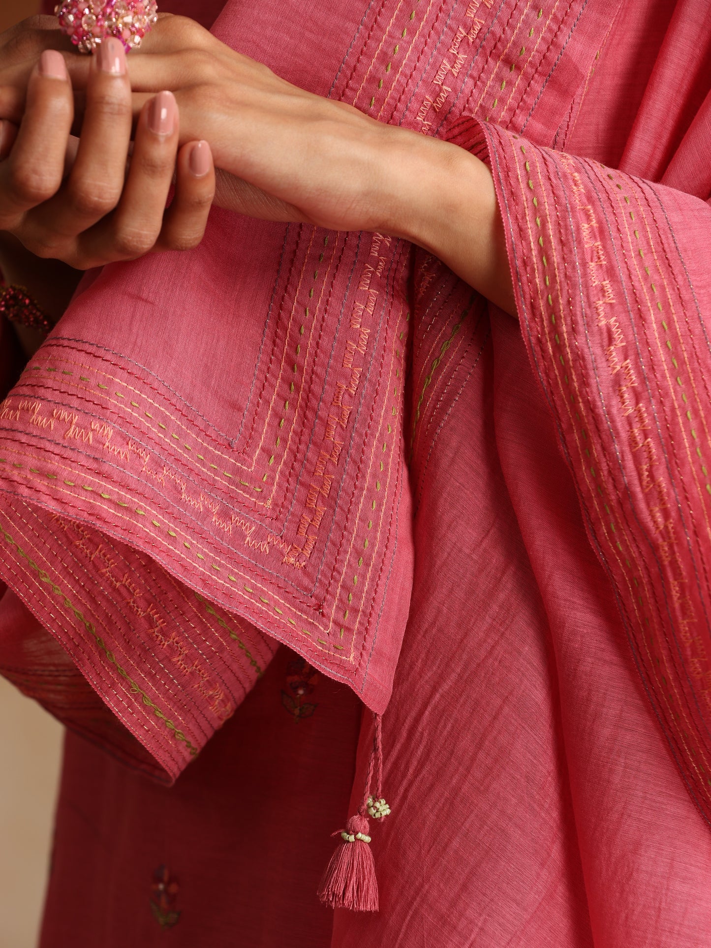 Rose Suit Set - Pink