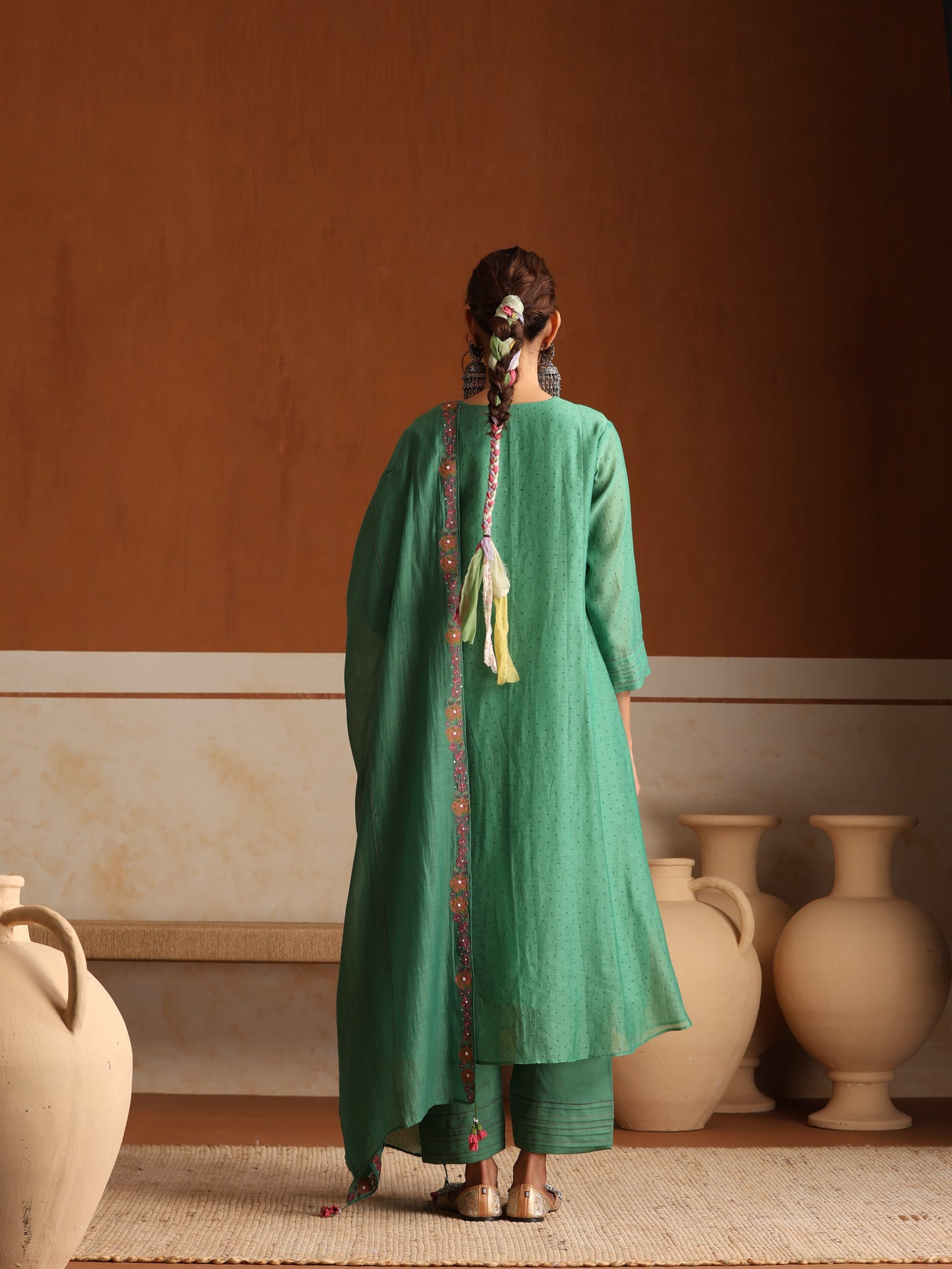 Gladiolus Suit Set - Green