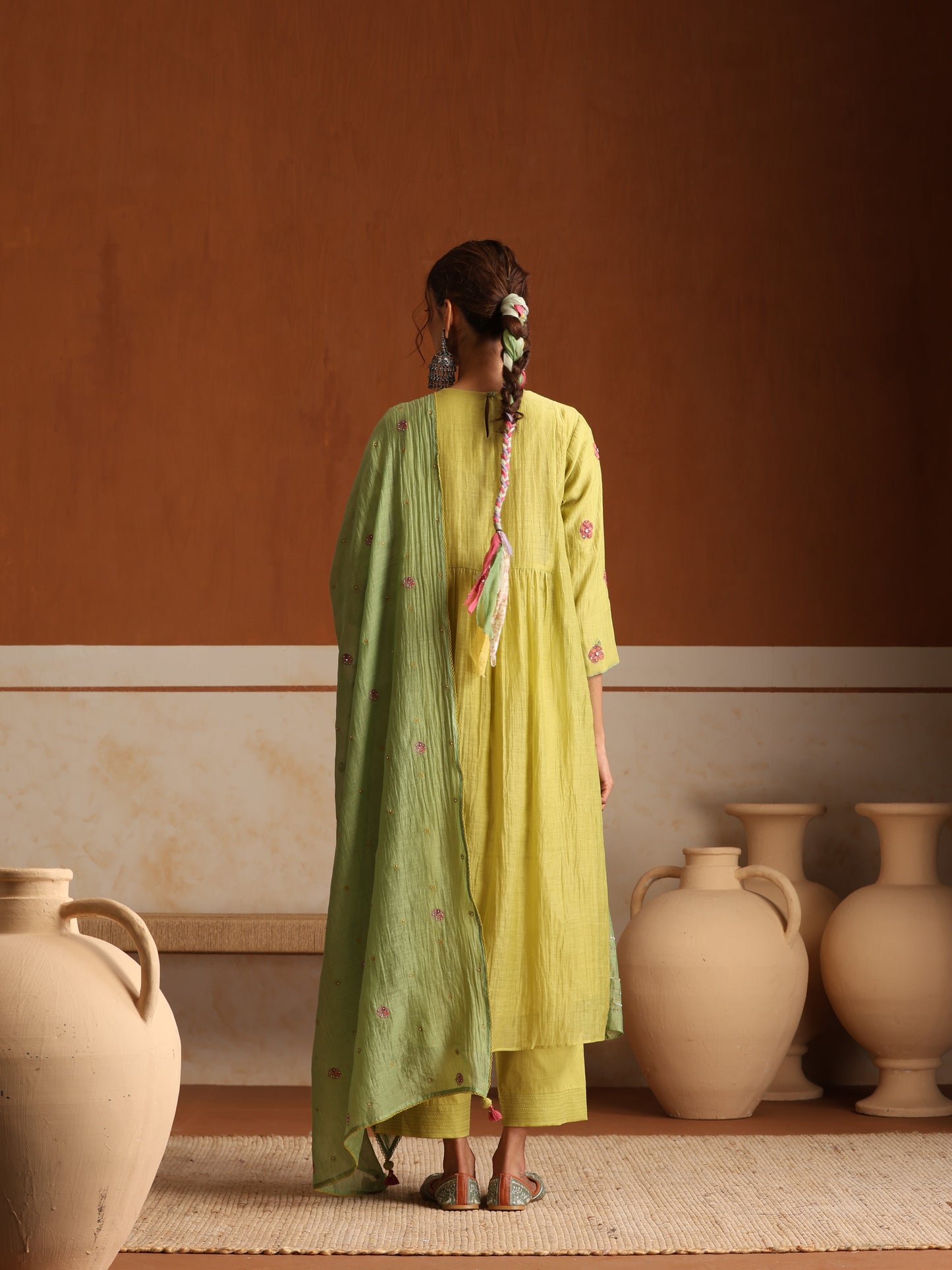 Marigold Suit Set - Lime