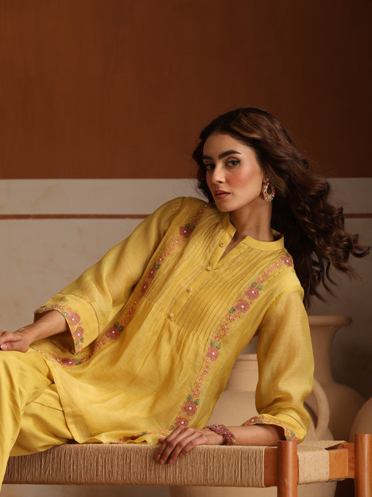 Daffodil Cord Set - Yellow