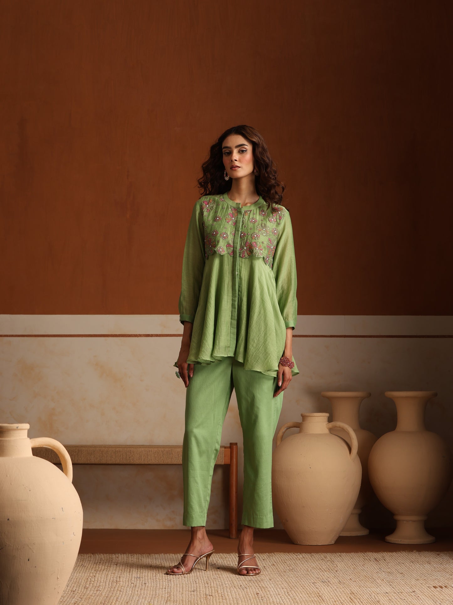 Zinnia Cord Set - Green