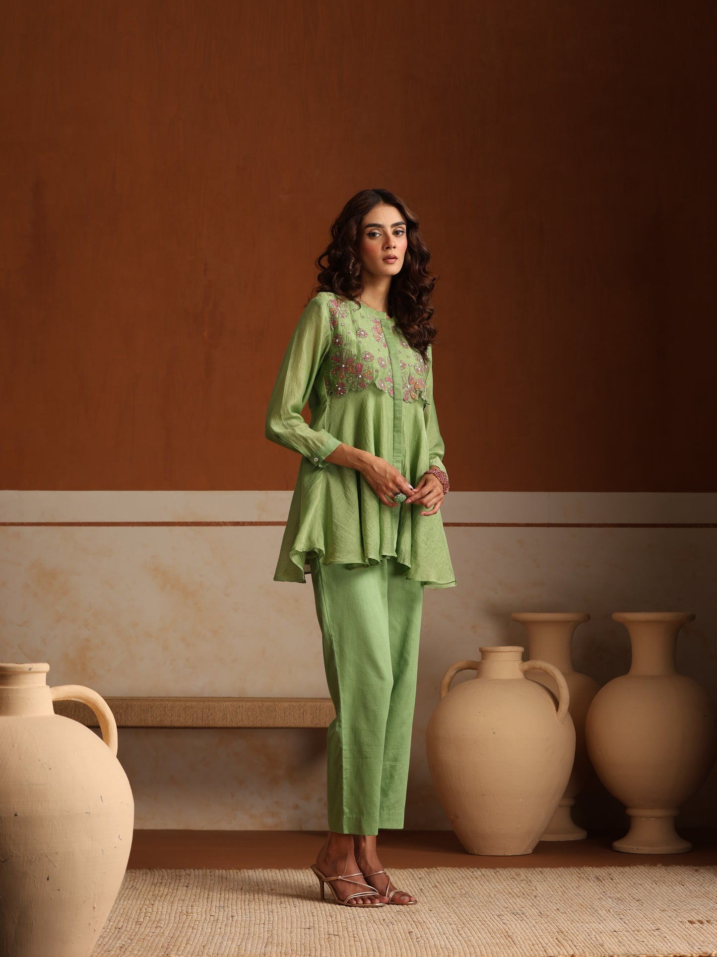 Zinnia Cord Set - Green