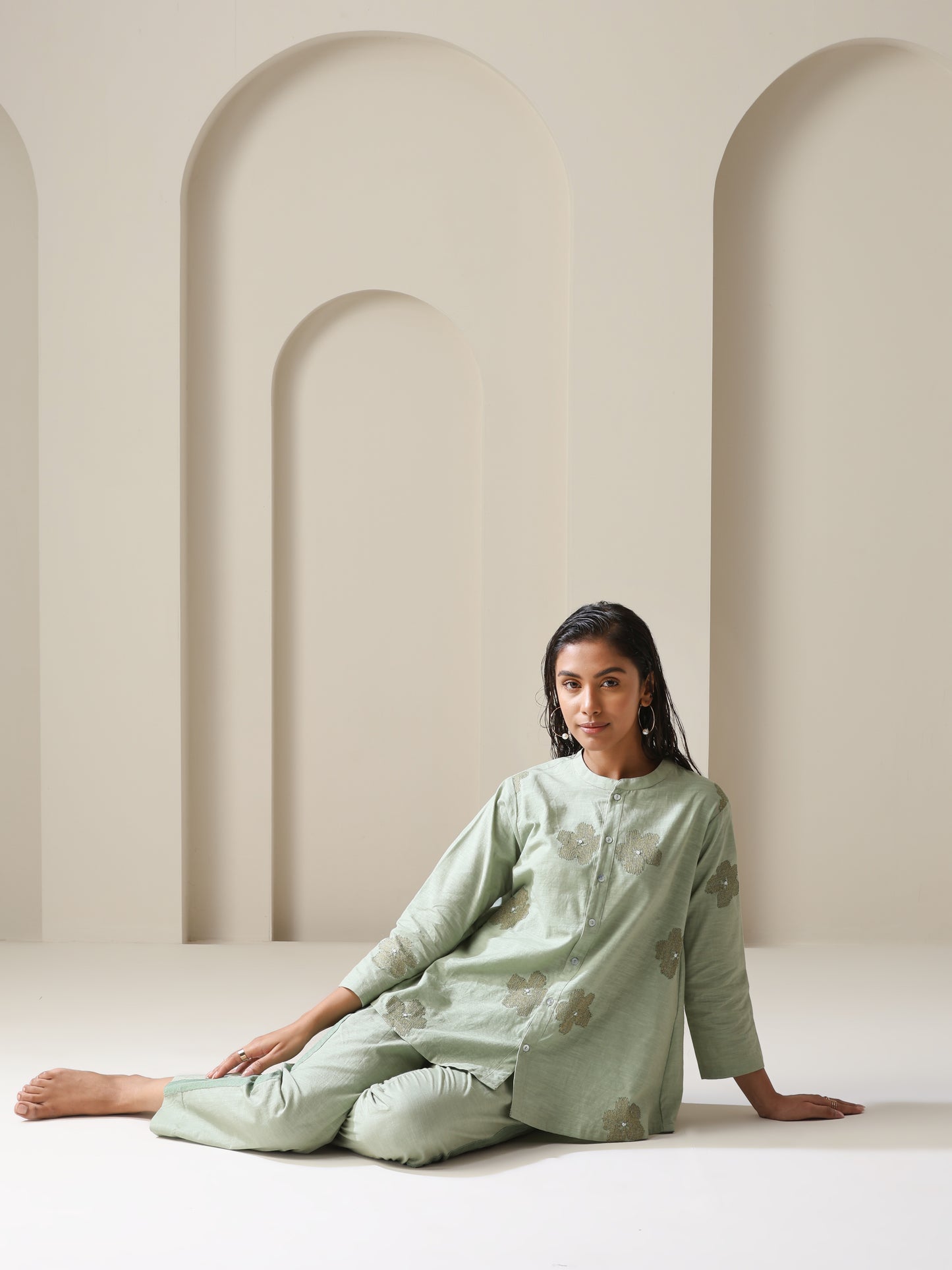 Serene Cord Set - Green