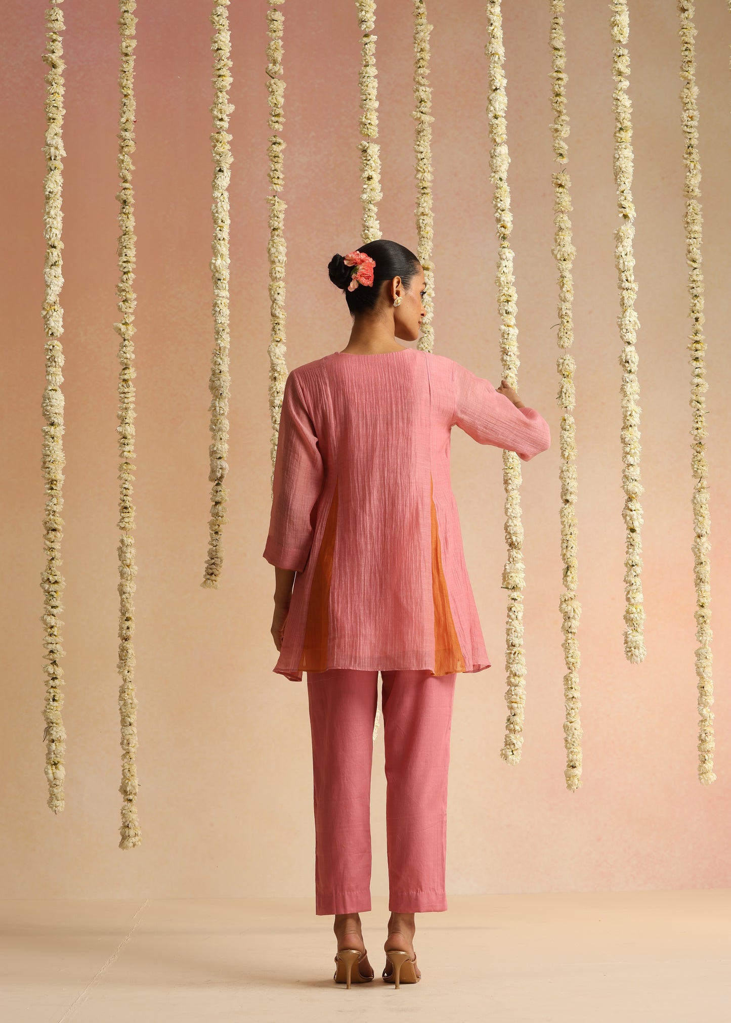 Ujala Cord Set - Rose Pink