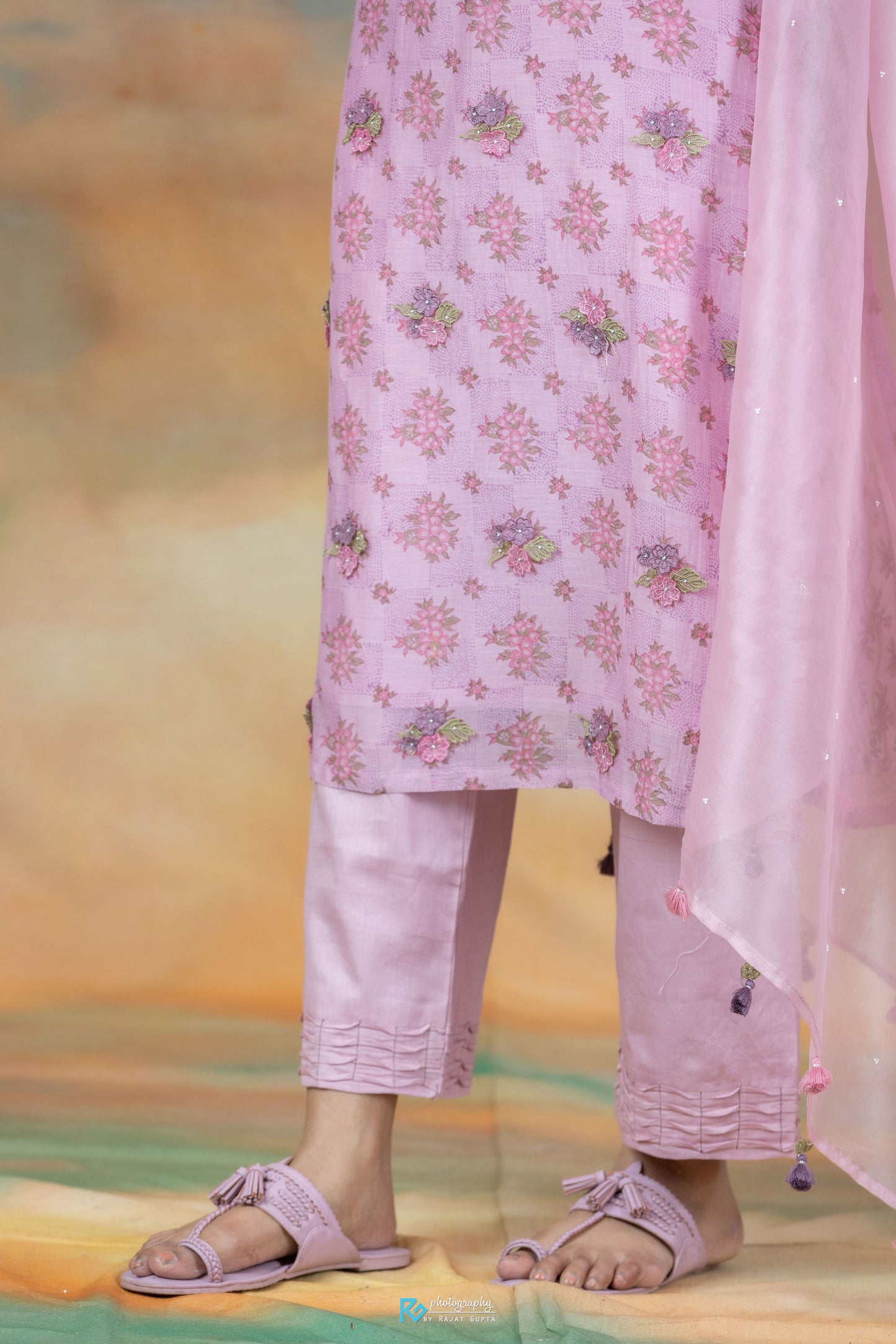 Viola Kurta Set - Purple