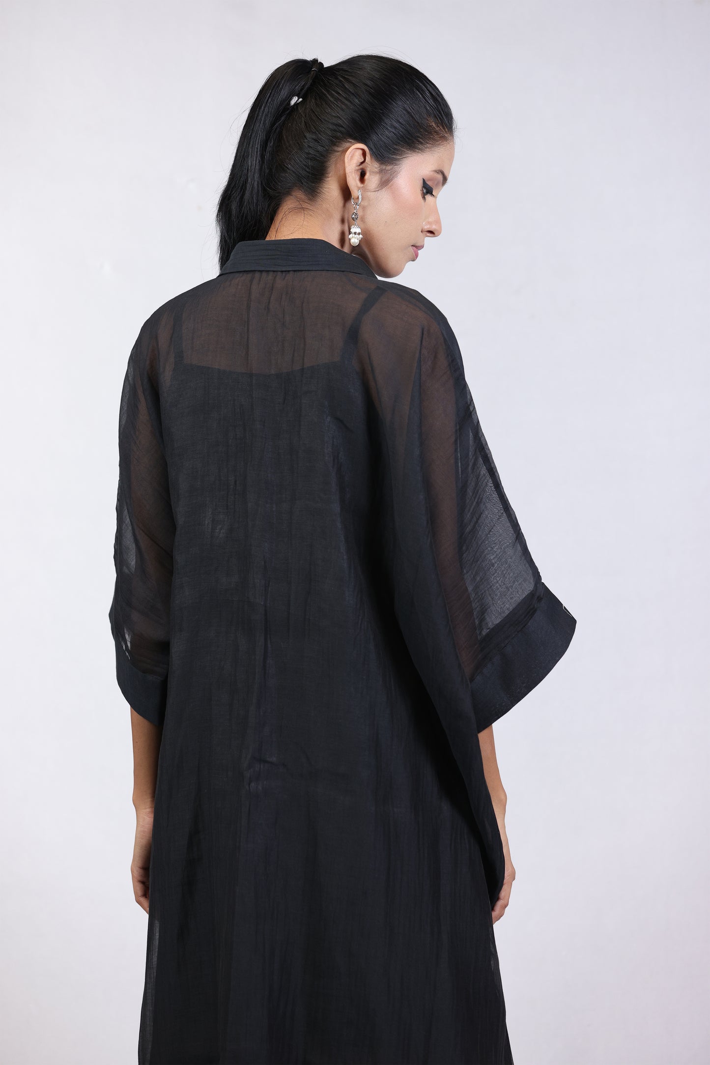 Flo Kaftan Set - Black