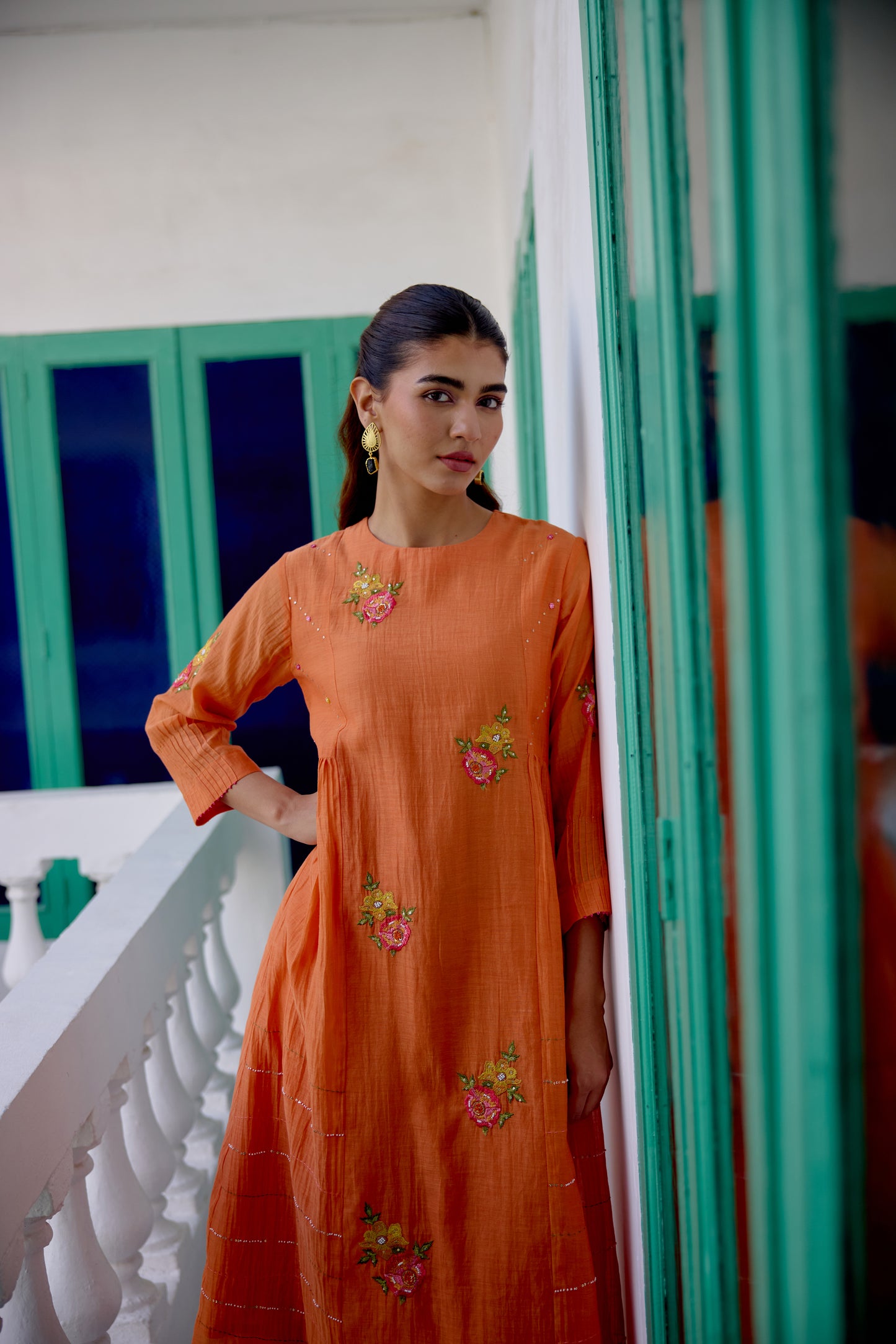 Tangerine Love Suit Set