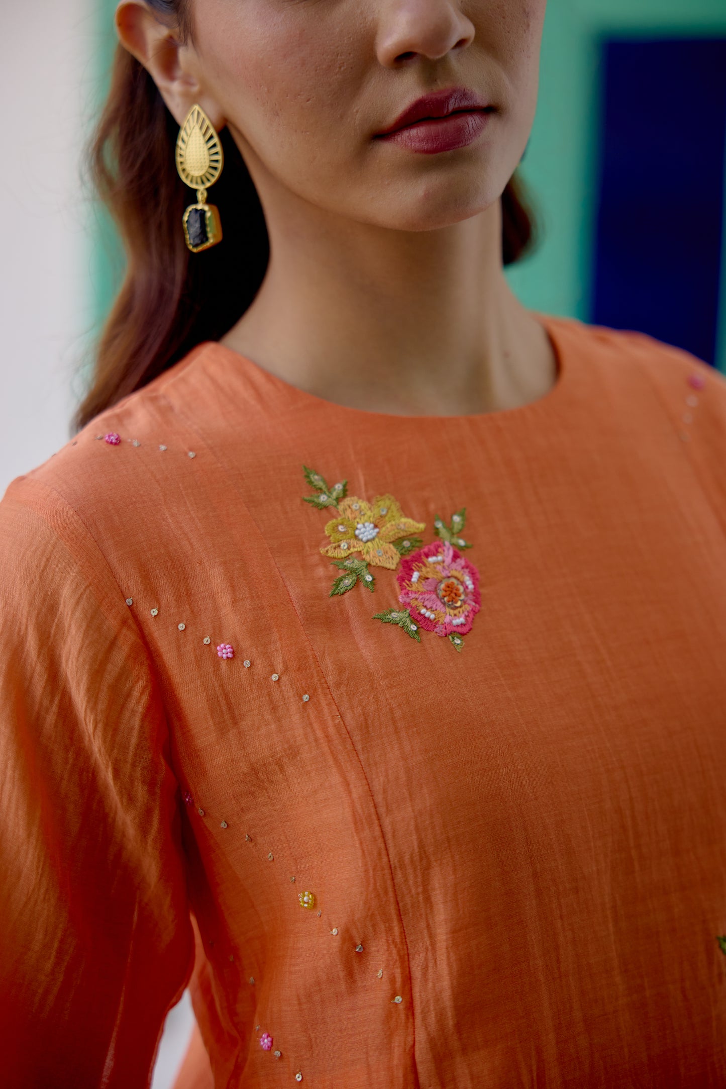 Tangerine Love Suit Set