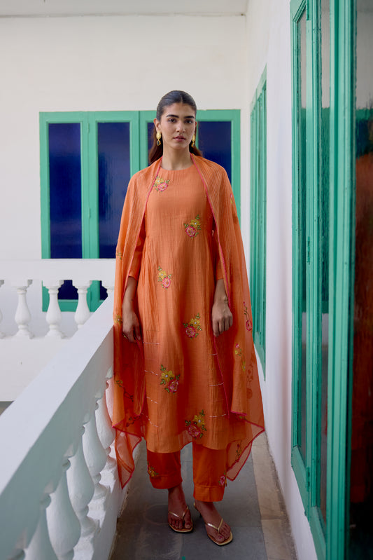 Tangerine Love Suit Set