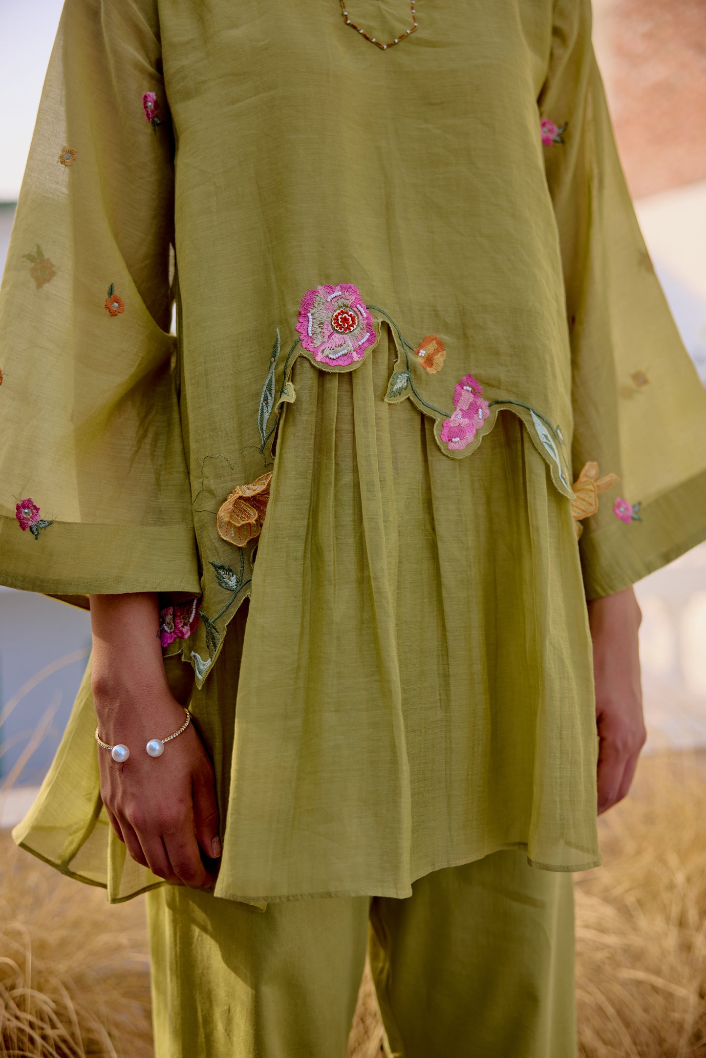 Petal Path Cord Set- Green
