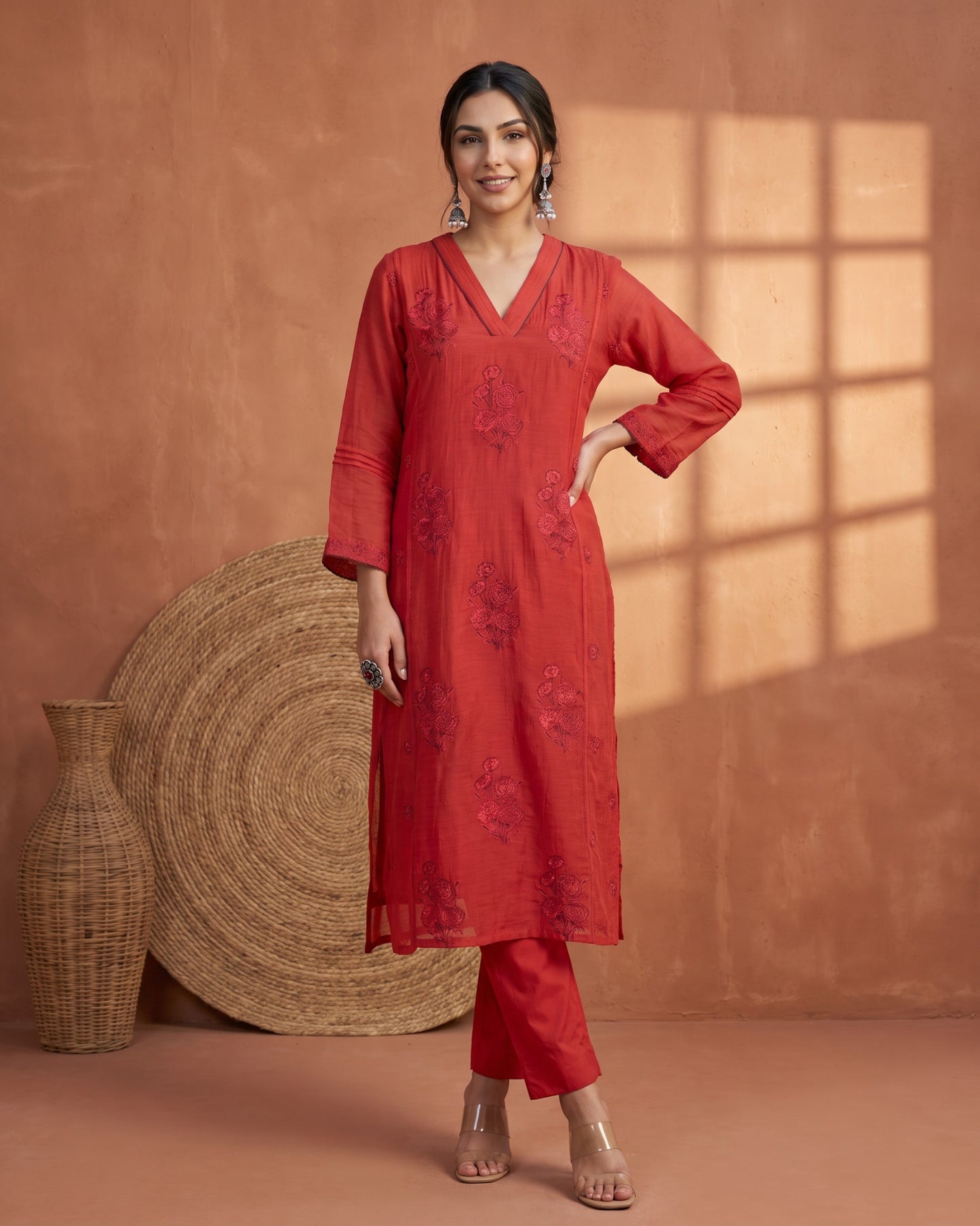 Sunheri Suit Set- Red