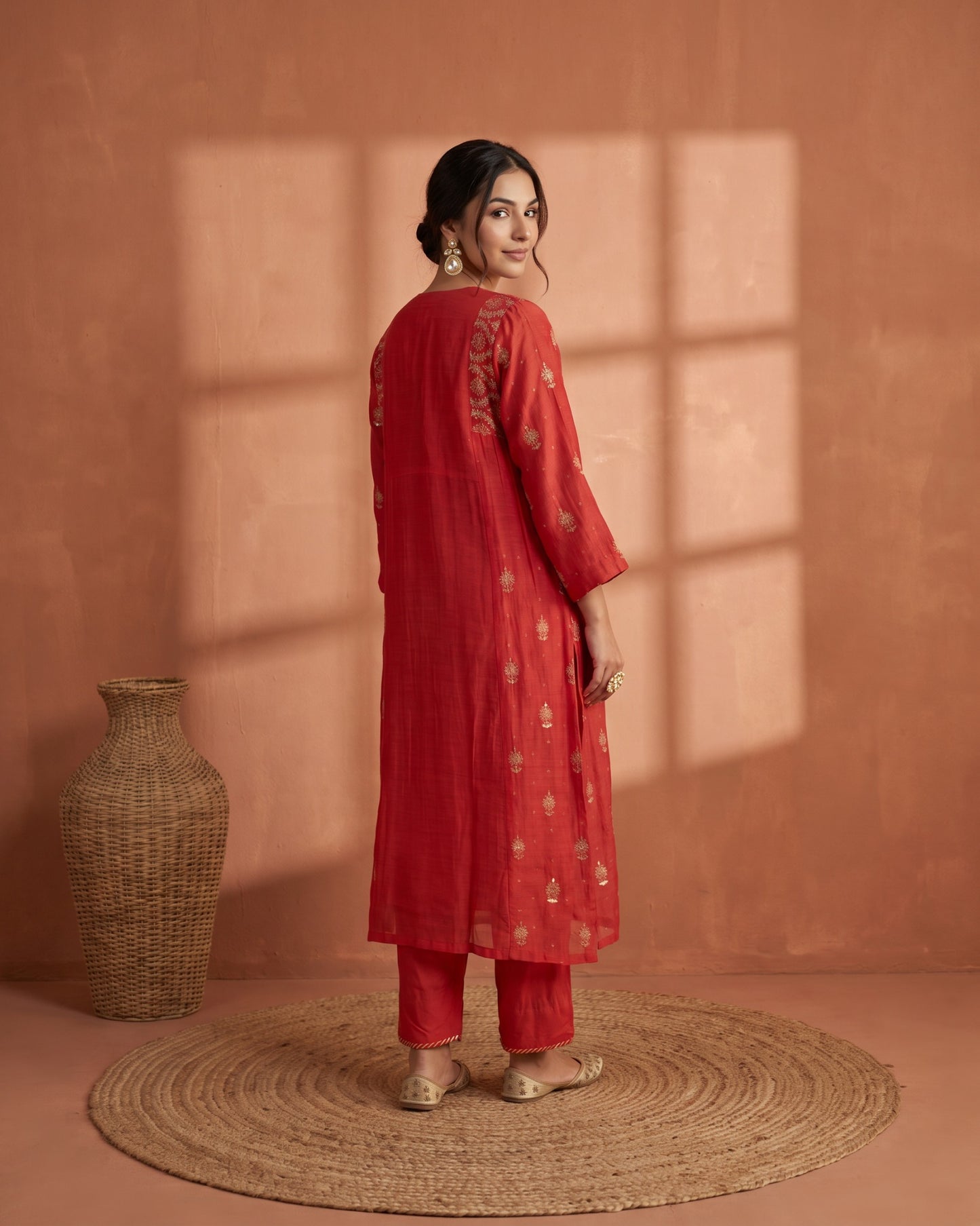 Utsav Suit Set- Red