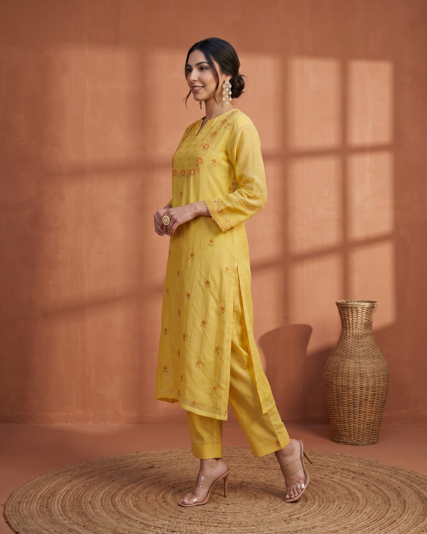 Amaltas Suit Set- Yellow