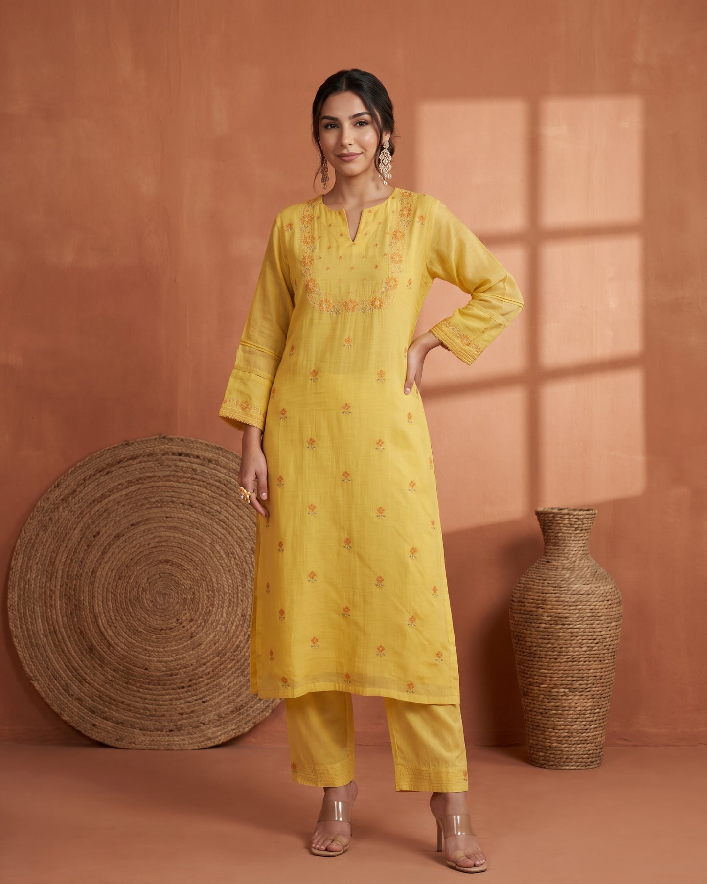 Amaltas Suit Set- Yellow