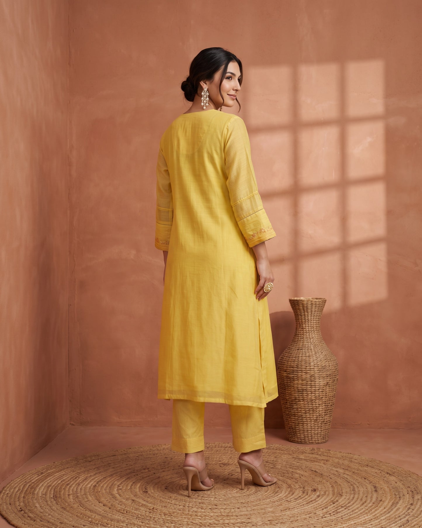 Amaltas Suit Set- Yellow