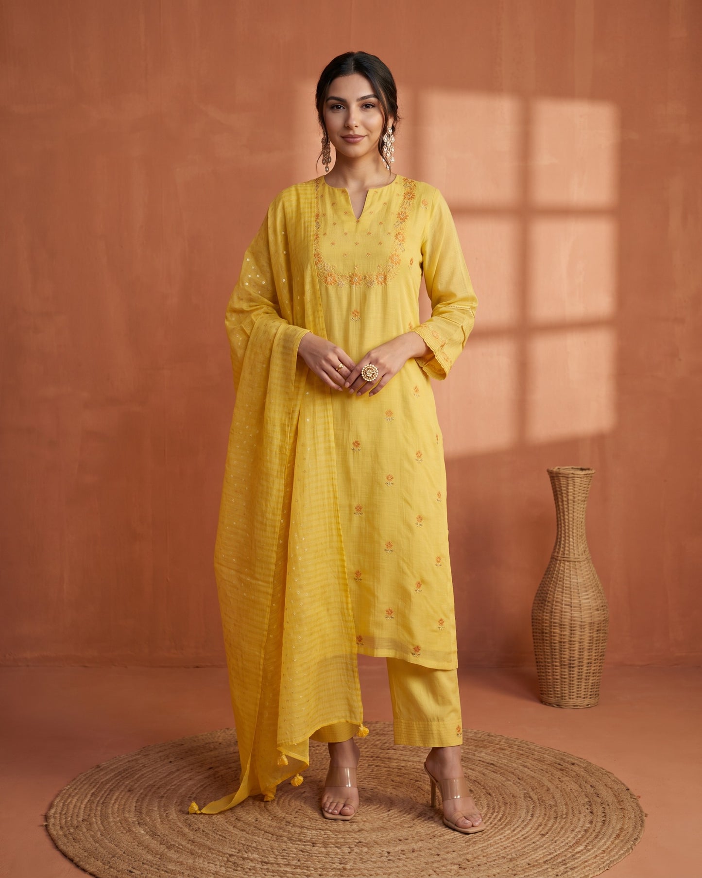 Amaltas Suit Set- Yellow