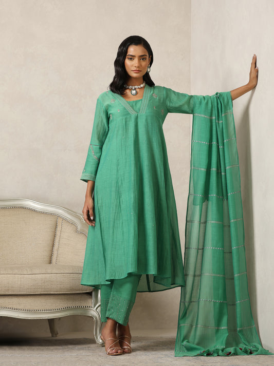 Seher Suit Set- Green