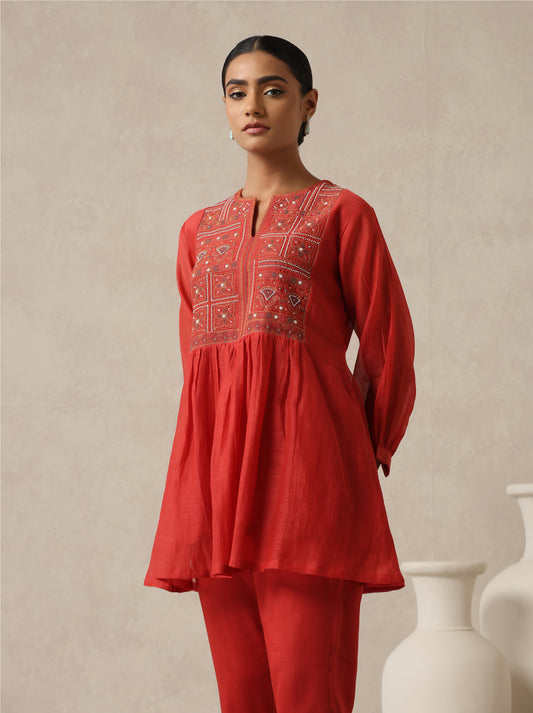 Gazal Coord Set- Red