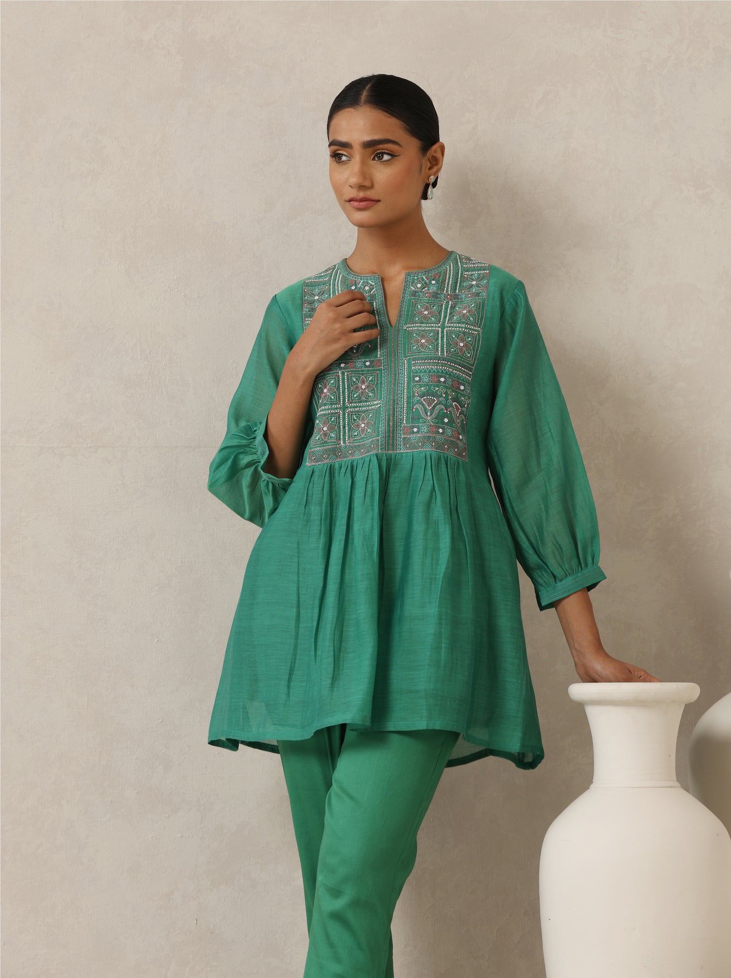 Gazal Coord Set- Green