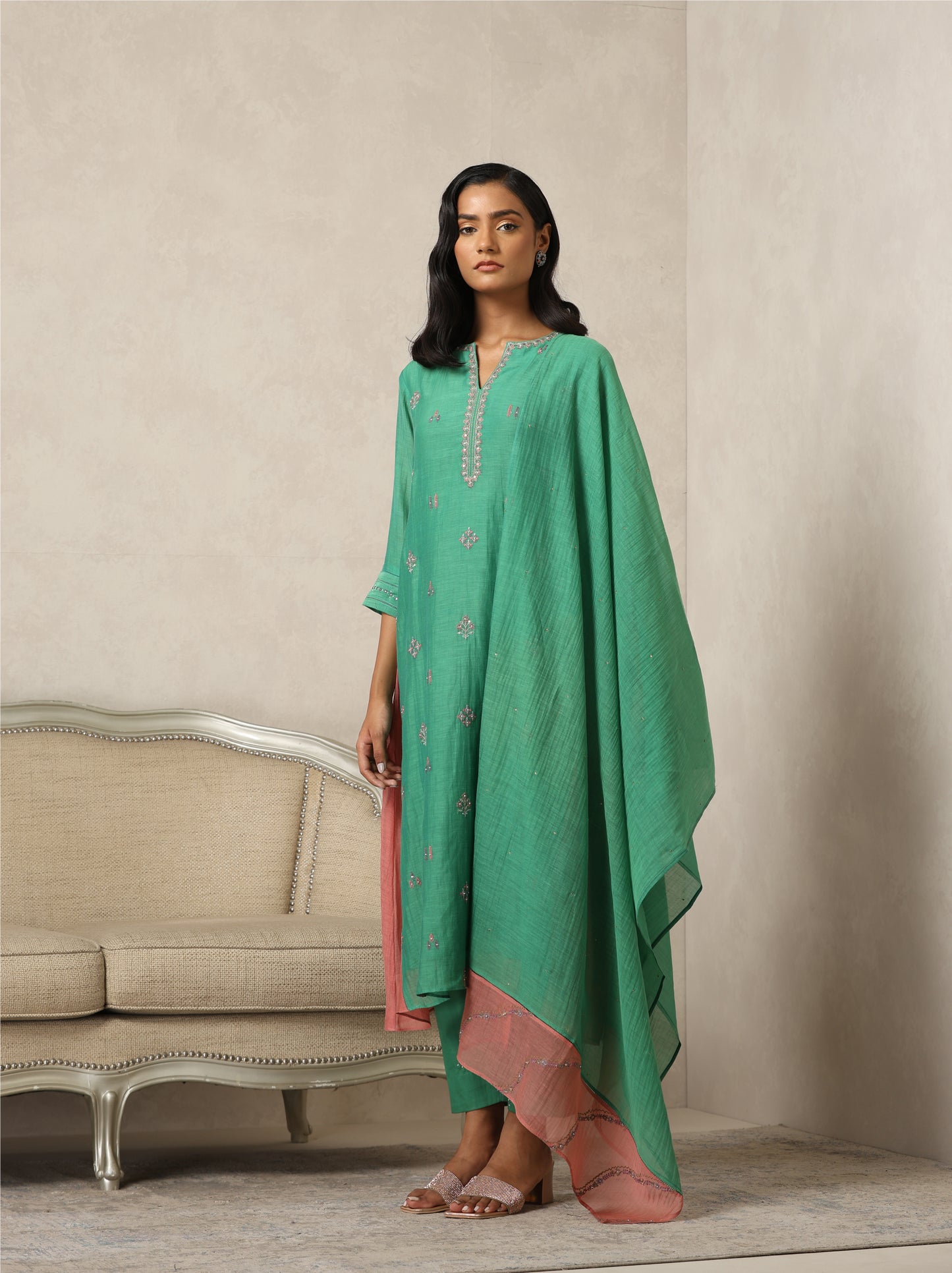 Chaya Suit Set- Green