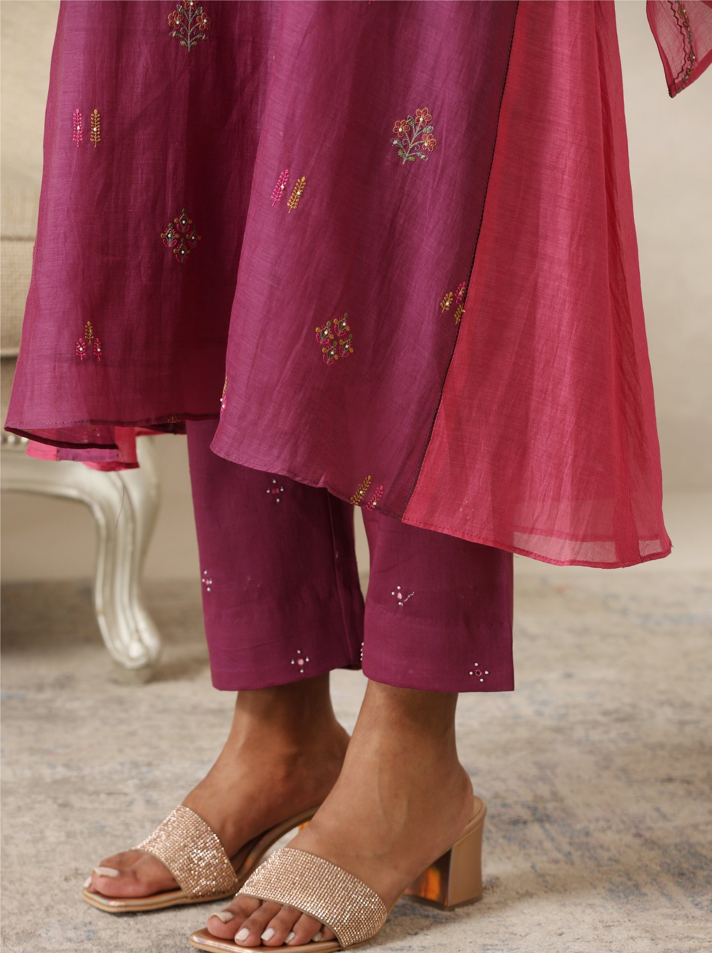 Chaya Suit Set- Purple