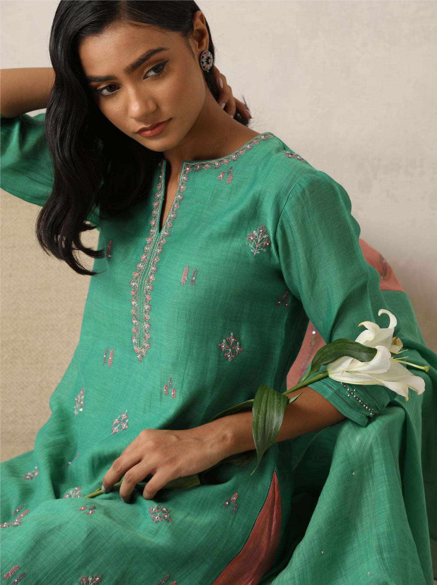 Chaya Suit Set- Green