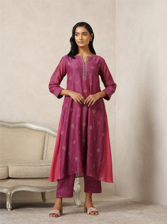 Chaya Suit Set- Purple