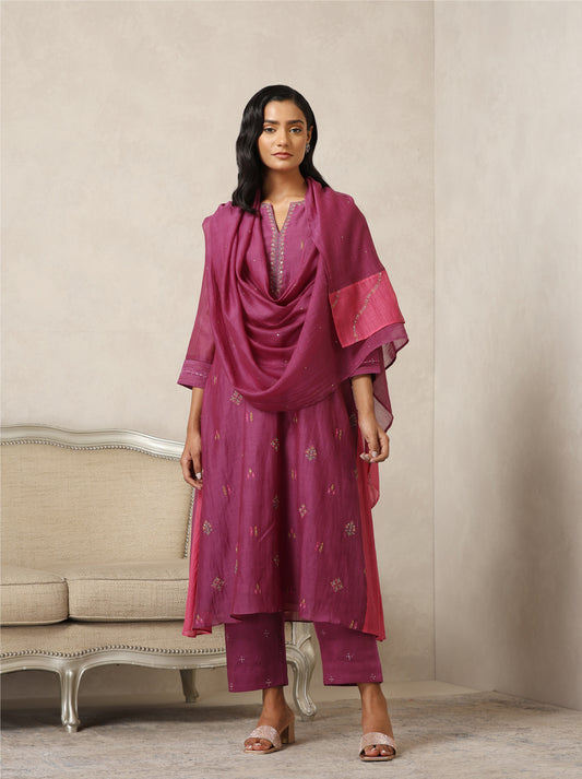 Chaya Suit Set- Purple