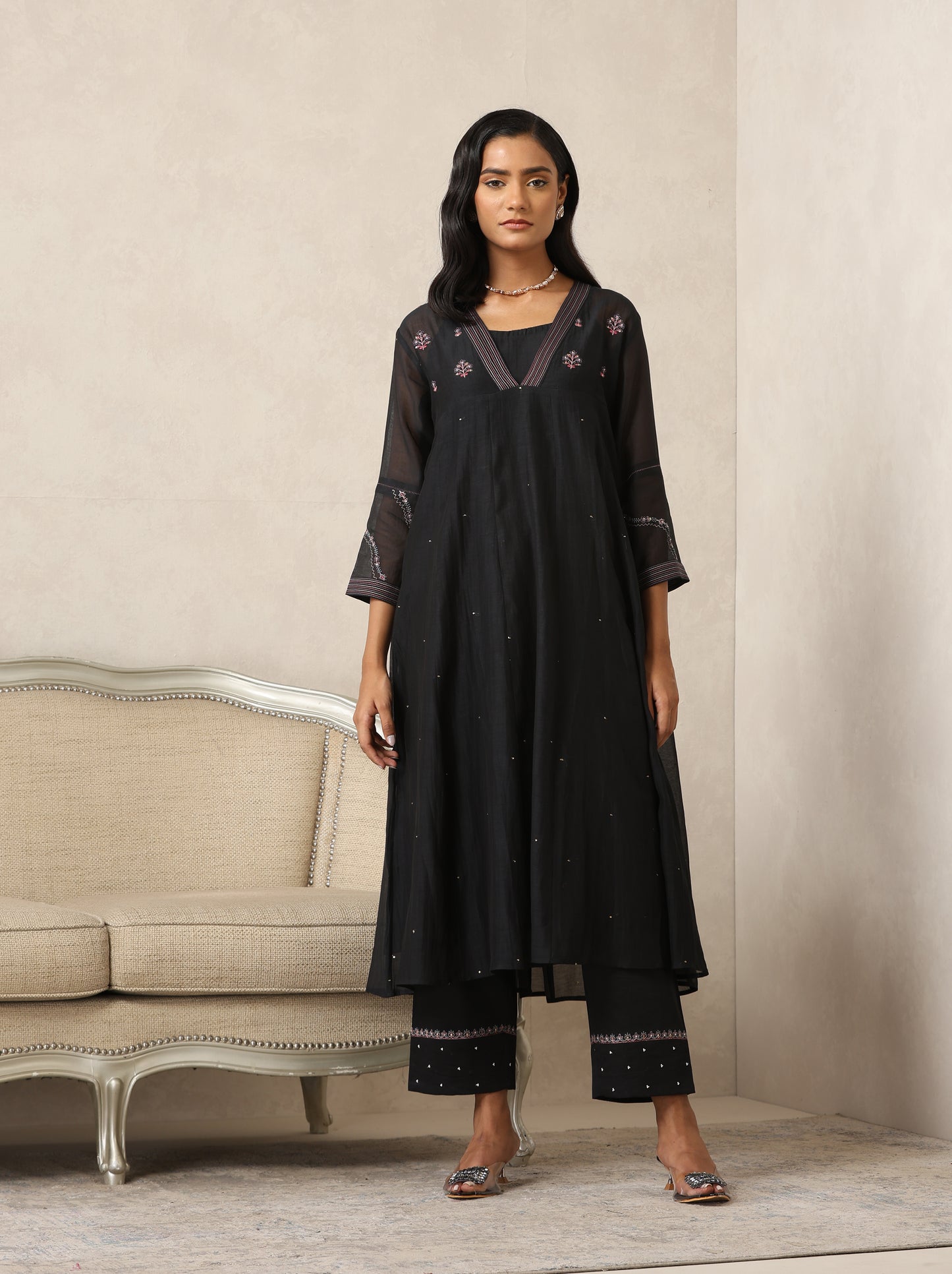 Seher Suit Set- Black