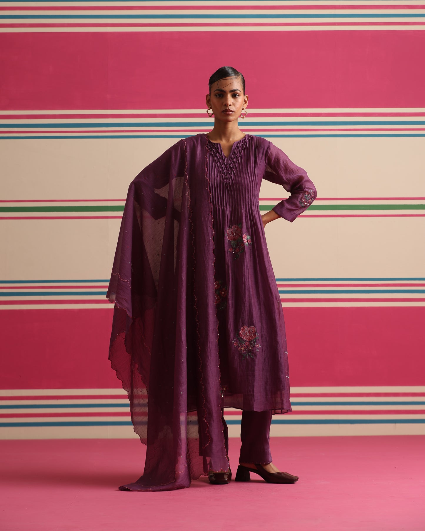 Primrose Suit Set - Purple