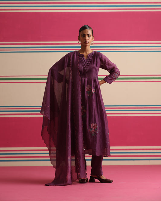 Primrose Suit Set - Purple