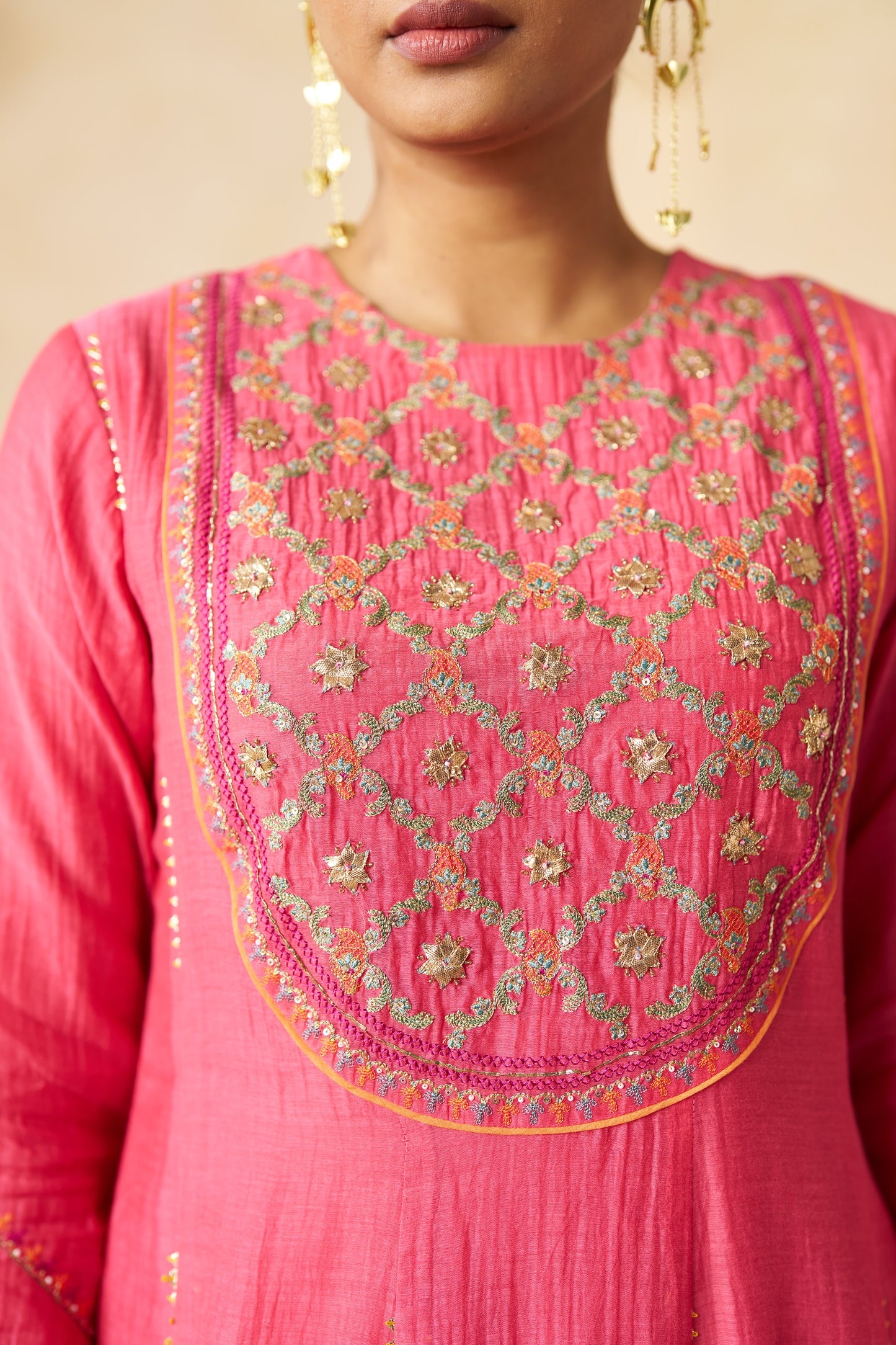 Pankhuri Suit Set- Pink