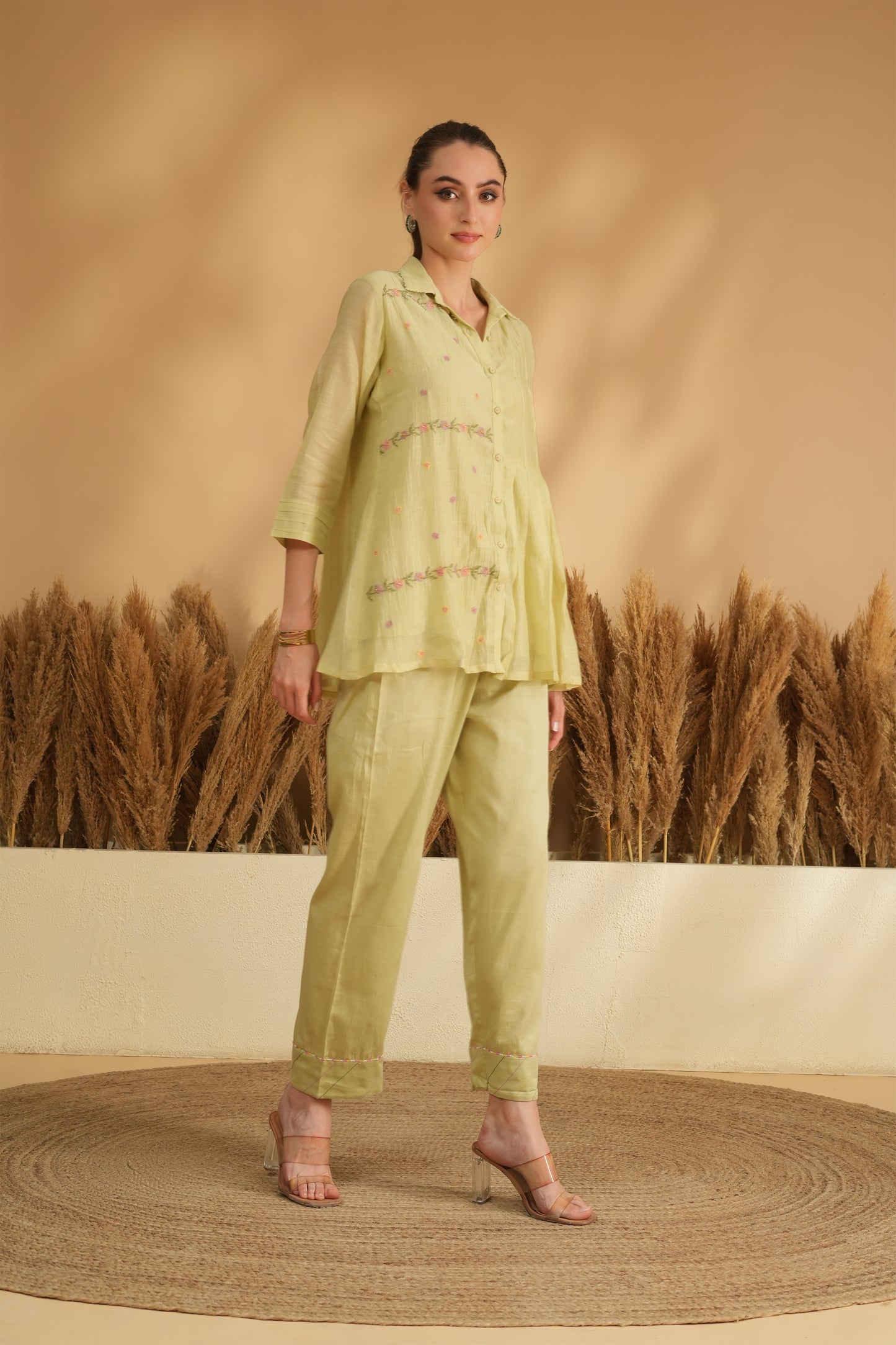 Charu Breeze Cord Set- Green