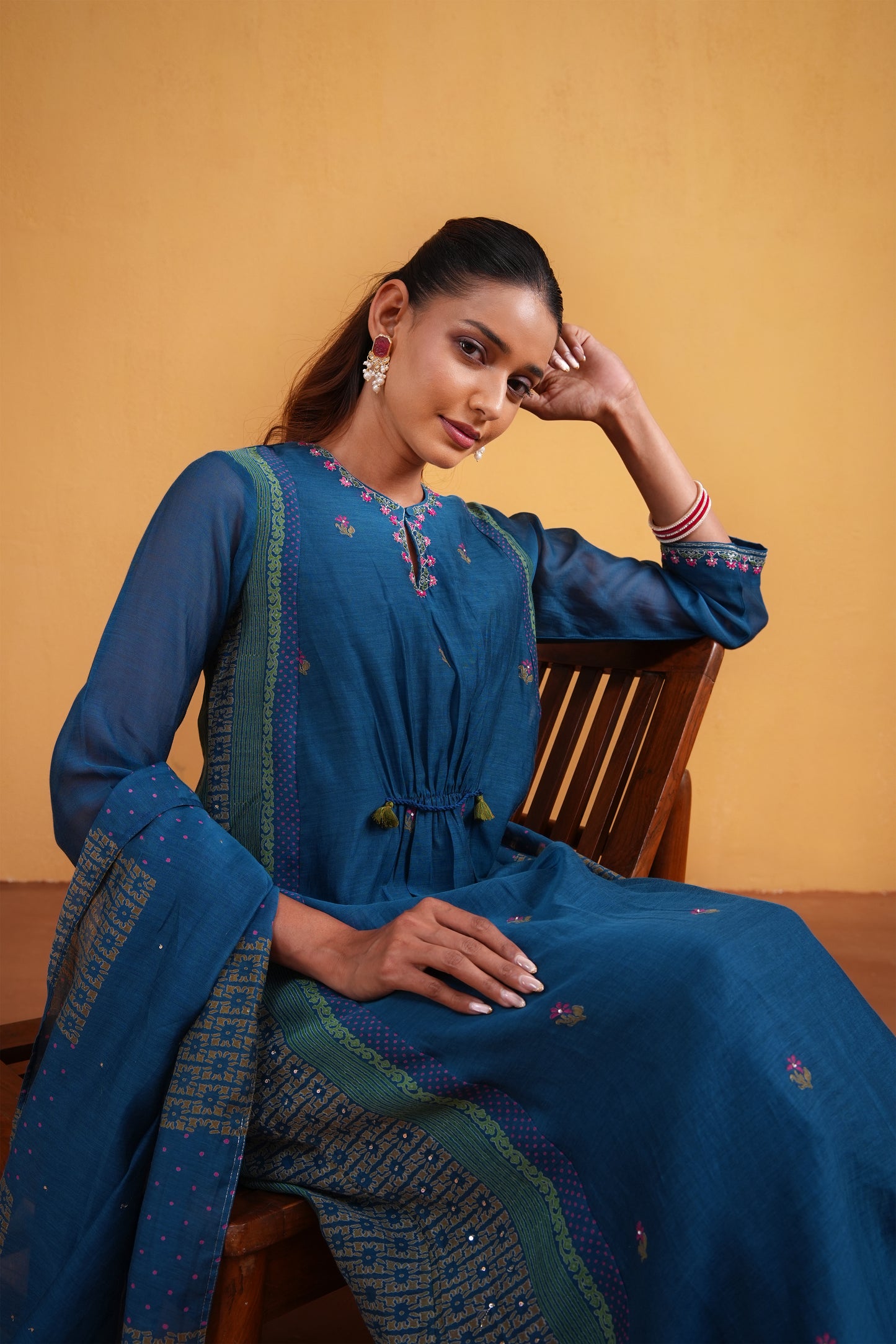 Rangrez Suit Set- Blue
