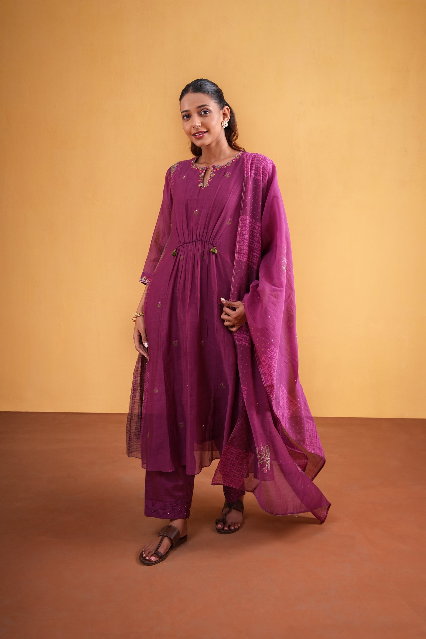 Rangrez Suit Set- Purple