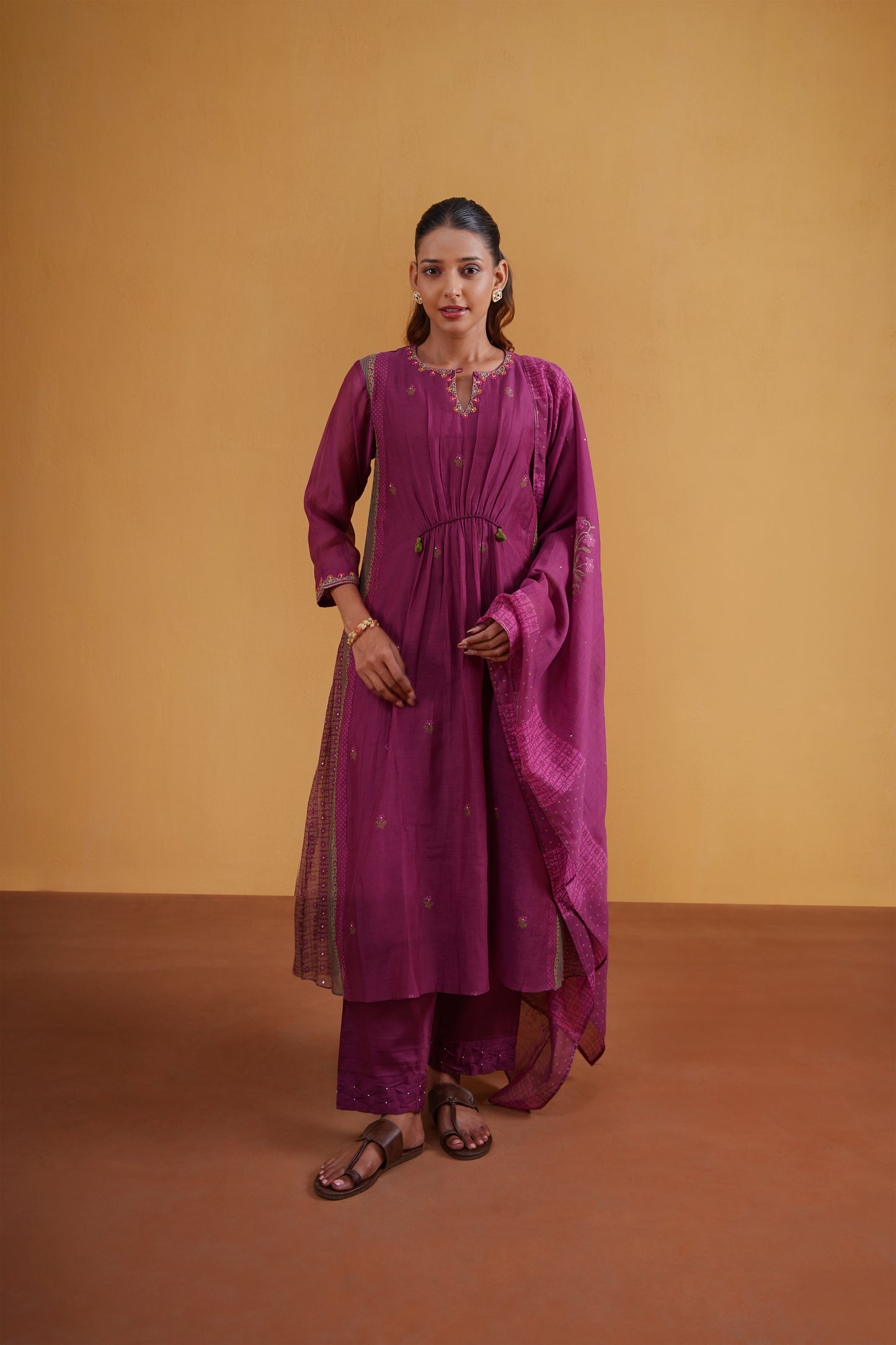 Rangrez Suit Set- Purple