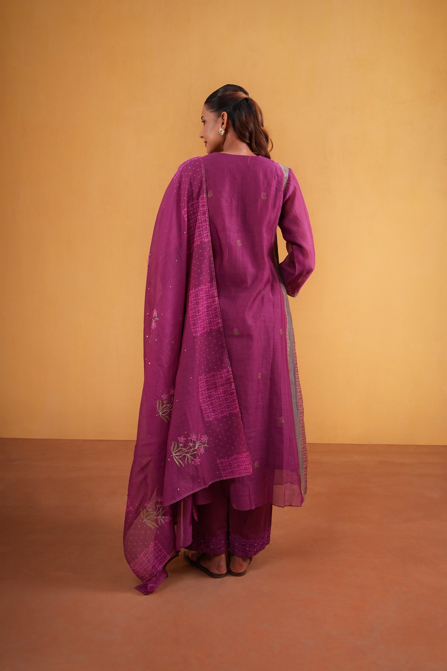 Rangrez Suit Set- Purple