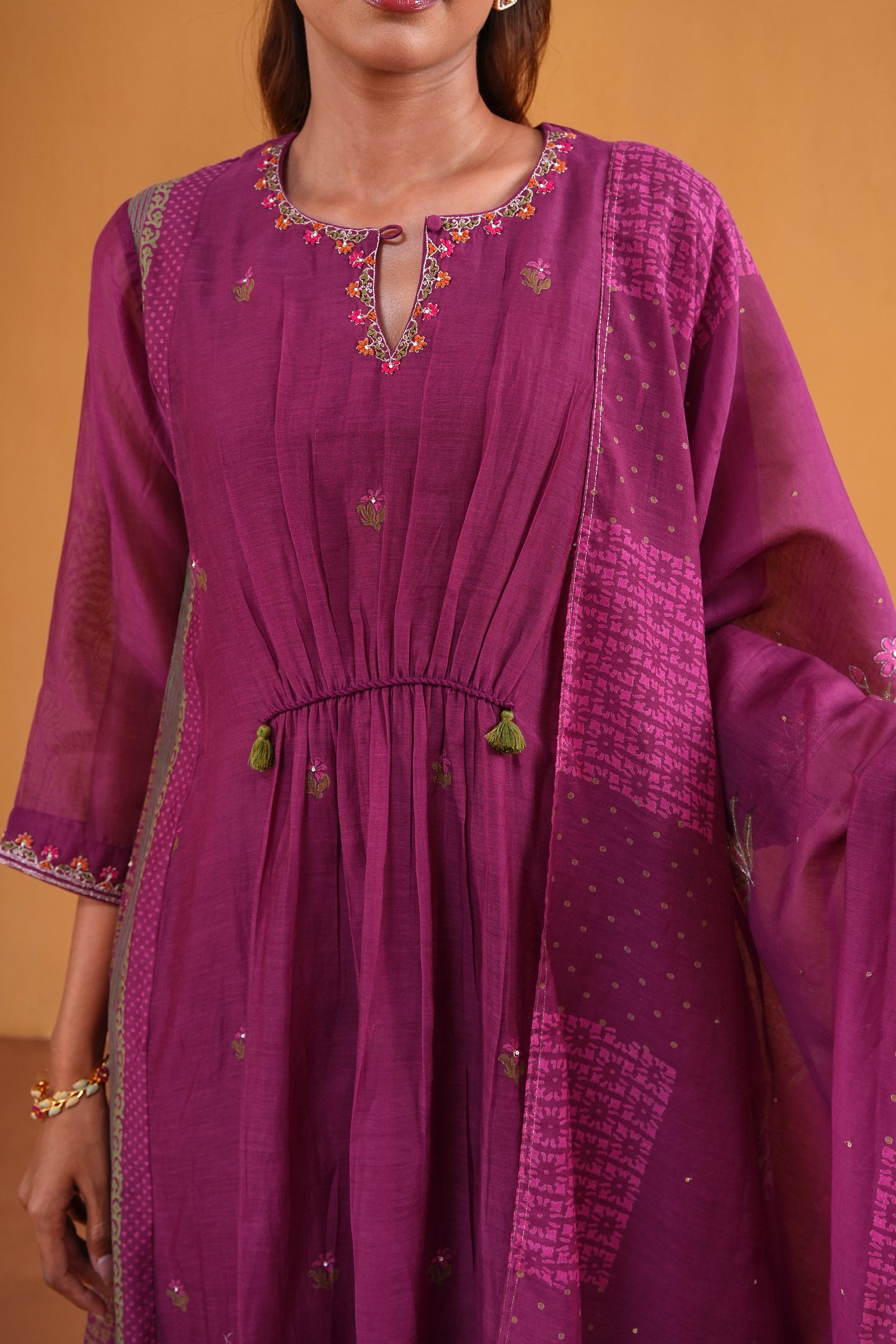 Rangrez Suit Set- Purple