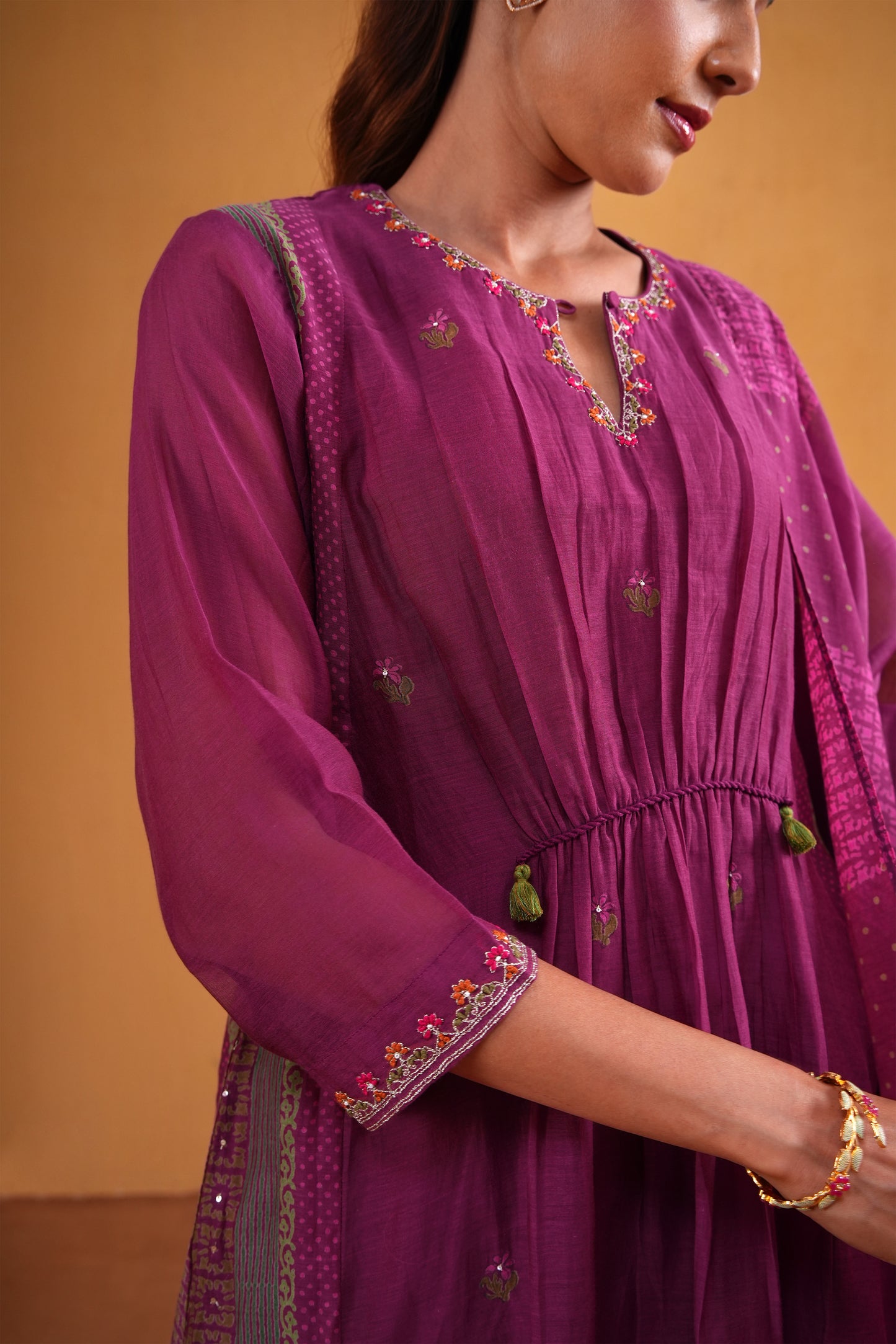 Rangrez Suit Set- Purple