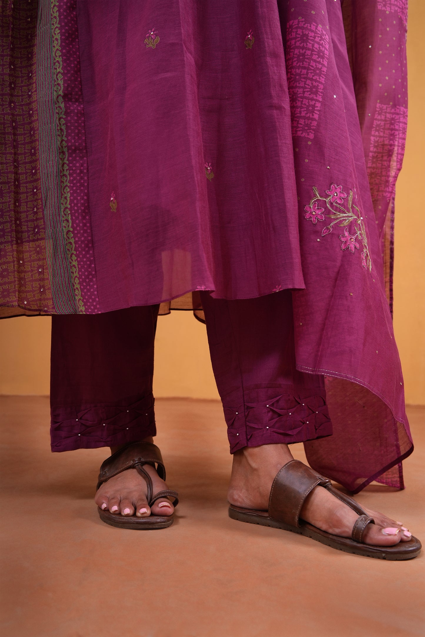 Rangrez Suit Set- Purple