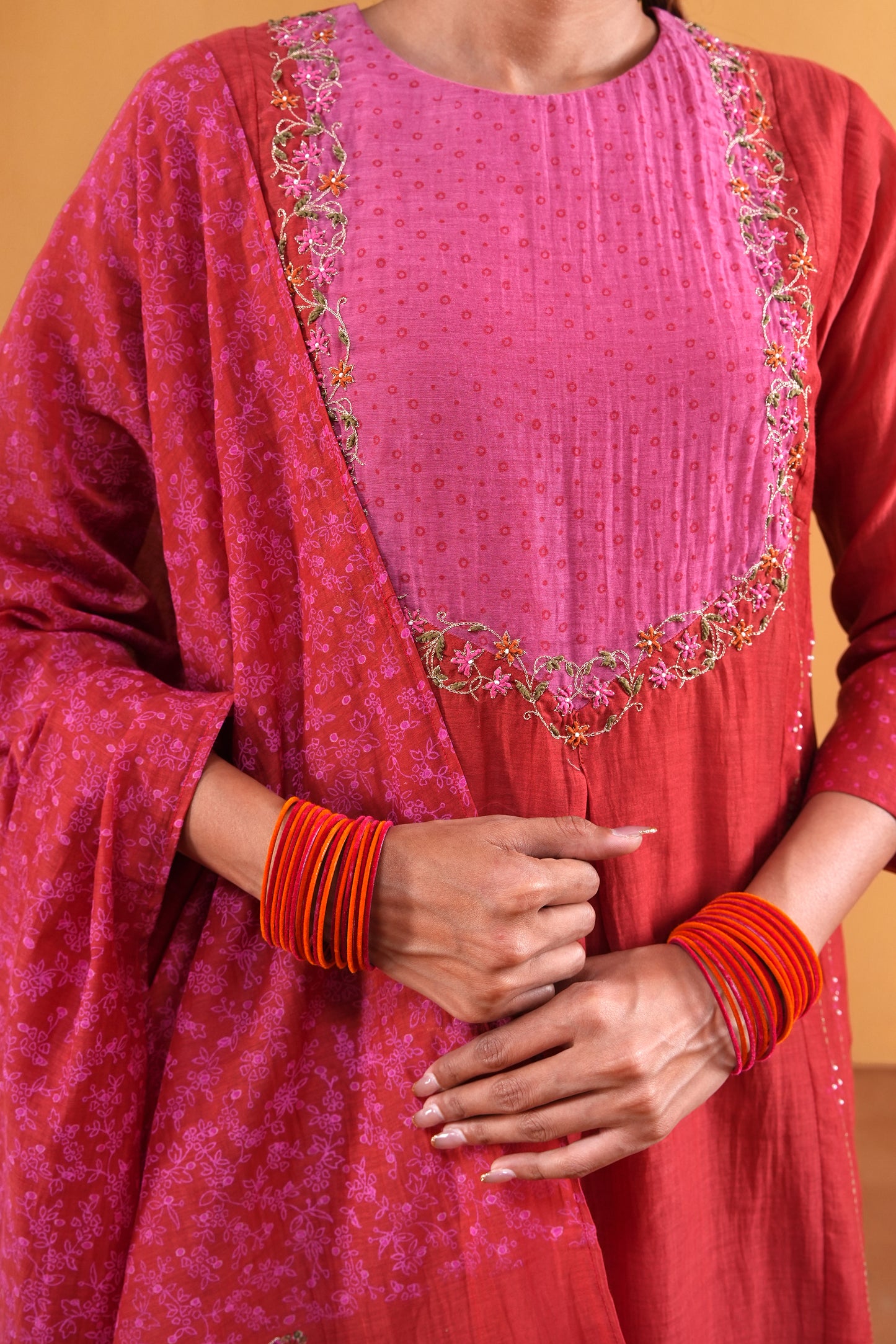 Raagini Suit Set- Red