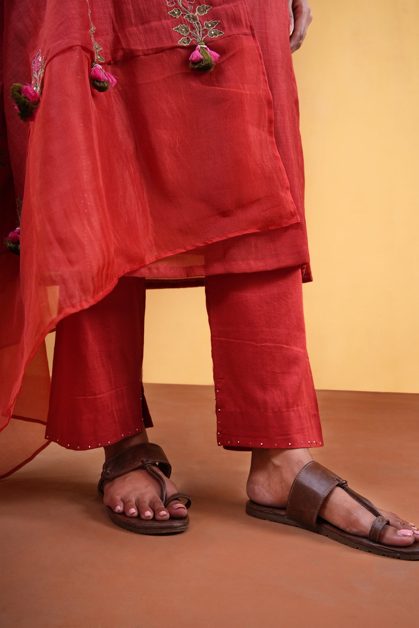 Raagini Suit Set- Red