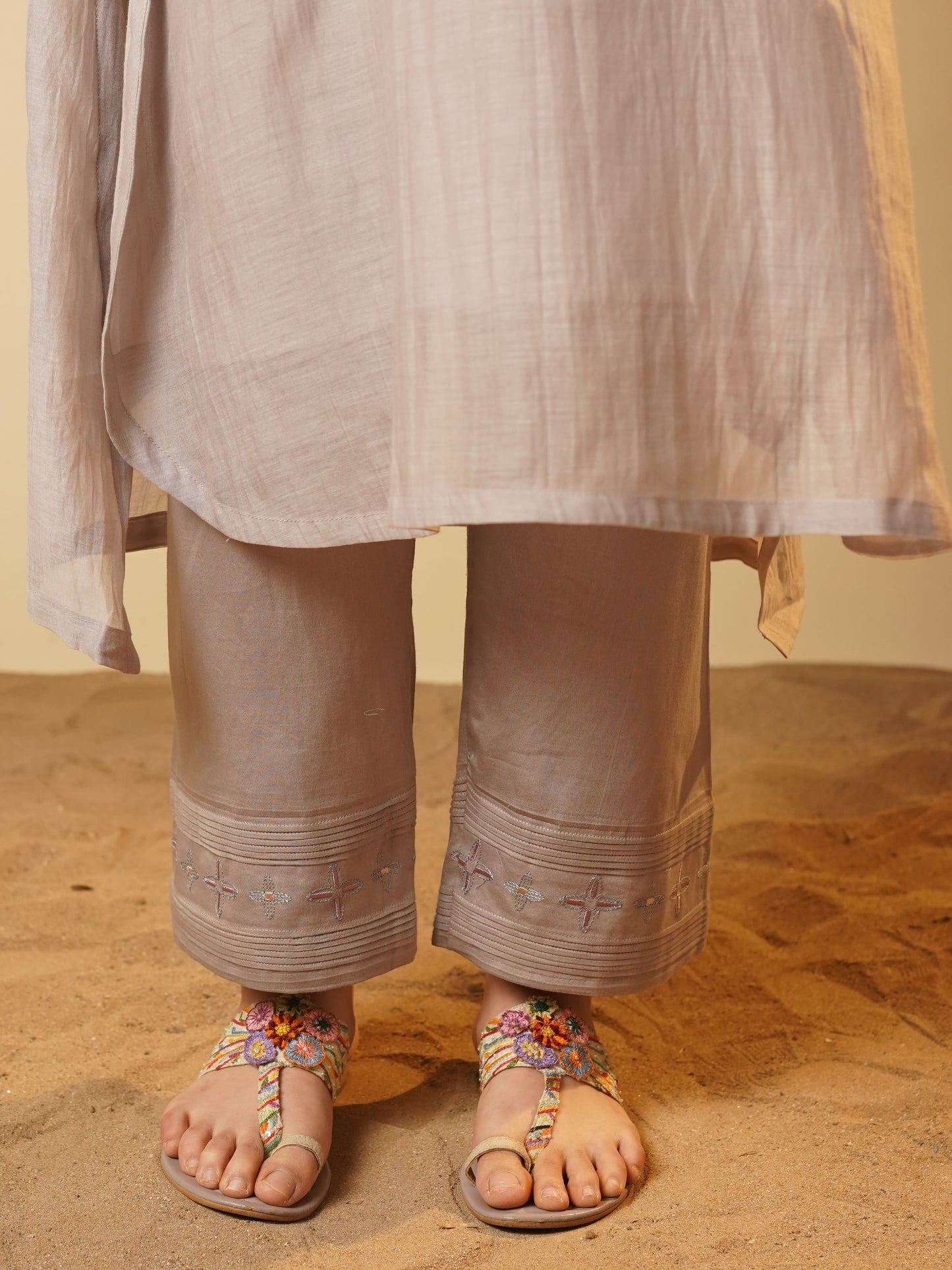 Coast Kurta Set - Grey