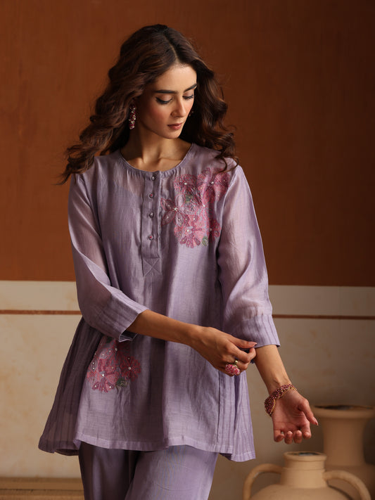 Lilac Cord Set - Purple