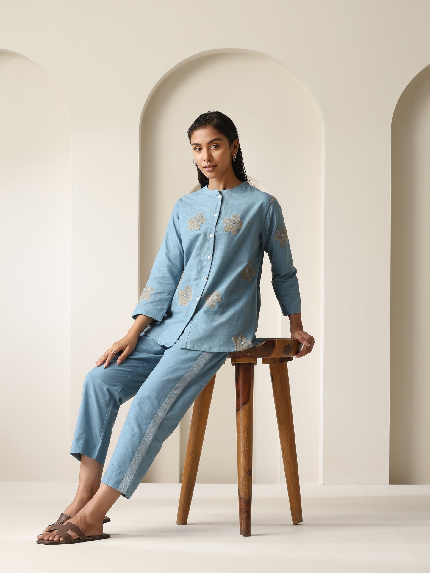 Serene Cord Set - Blue