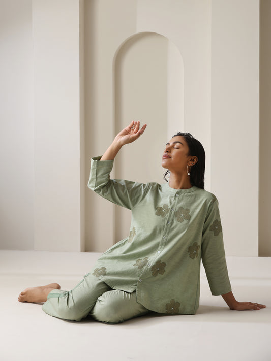 Serene Cord Set - Green